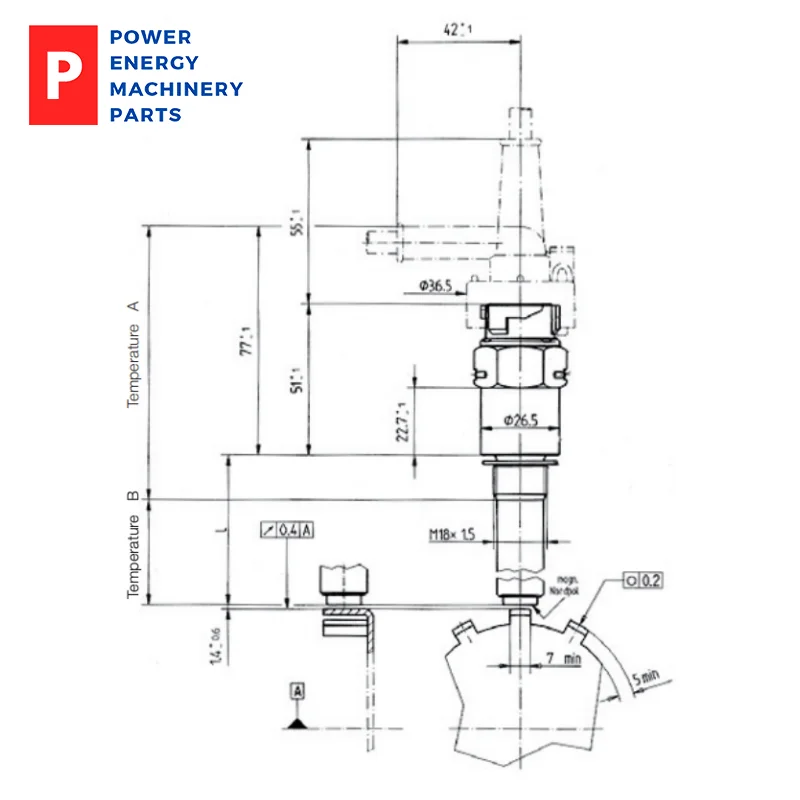 Original 215920102501 Car/Automobiles Parts Speed Sensor VDO