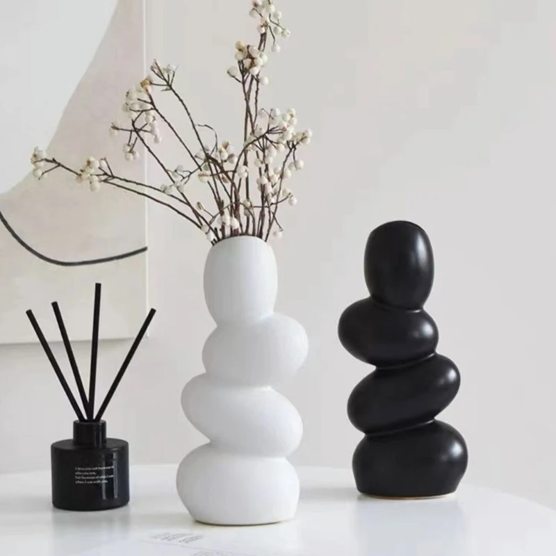 Silicone Mold DIY Shaped Vase Moulds Unique Craft Mould Stylish Container Molds Silicone Material for DIY Crafts Dropship