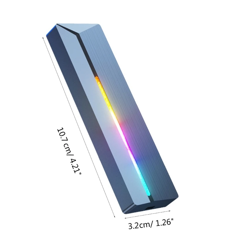 RGB M.2 NVMe NGFF SSD Ŭ  PCIe M B+M Ű USB C 3.1 10Gbps