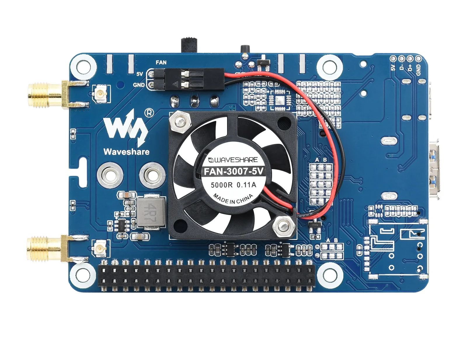 󽺺 ,  ׳ LTE-A, Ƽ  Ƽ , GNSS  EM06-E LTE Cat-6 HAT
