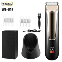 WAIKIL New Men's High Power Electric Hair clipper Oil Head Electric Pusher USB Charging Cordless Repair Machine Styling Tool 1