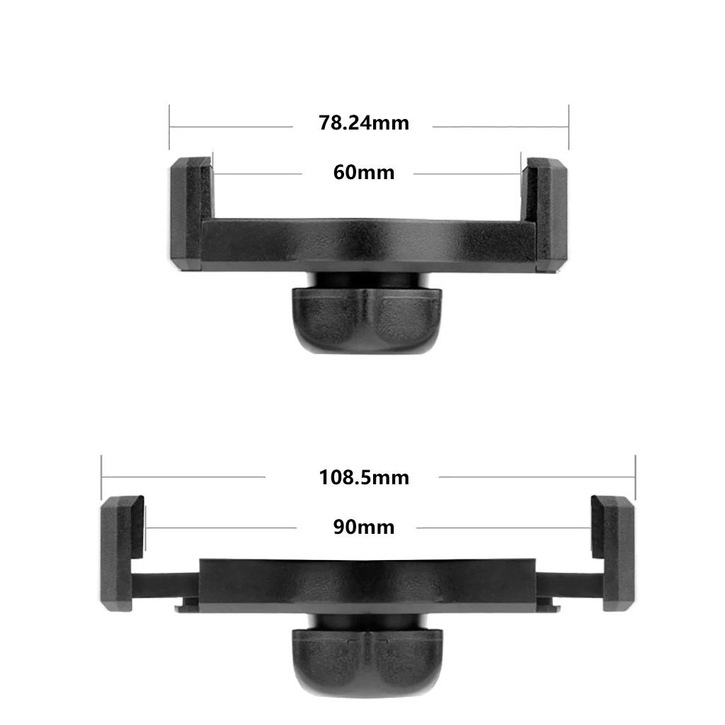 범용 자동차 휴대 전화 홀더 액세서리 17mm 볼 헤드베이스에 대 한 60-90mm 휴대 전화에 대 한 조정 가능한 전화 브래킷 클립