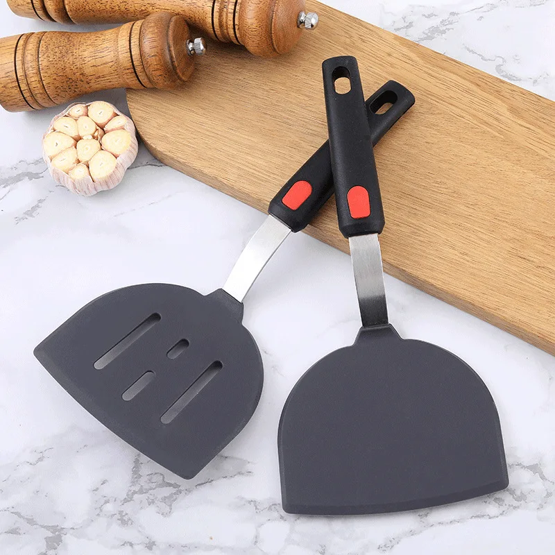 Spatulas For Nonstick Cookware Stainless Steel And Silicone Turner