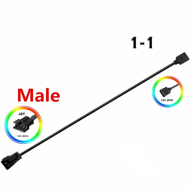 12V 4PIN Male 1-1