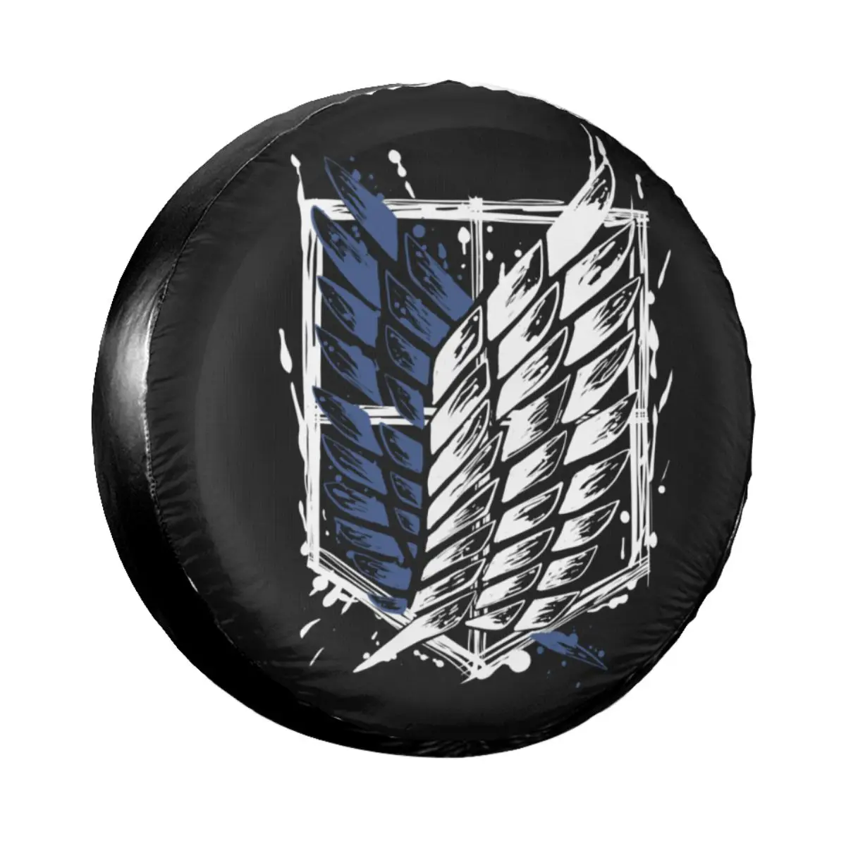 

Attack On Titan Spare Tire Cover Case Bag Pouch Anime AOT Wings of Freedom Wheel Covers for Jeep Hummer Car Inch