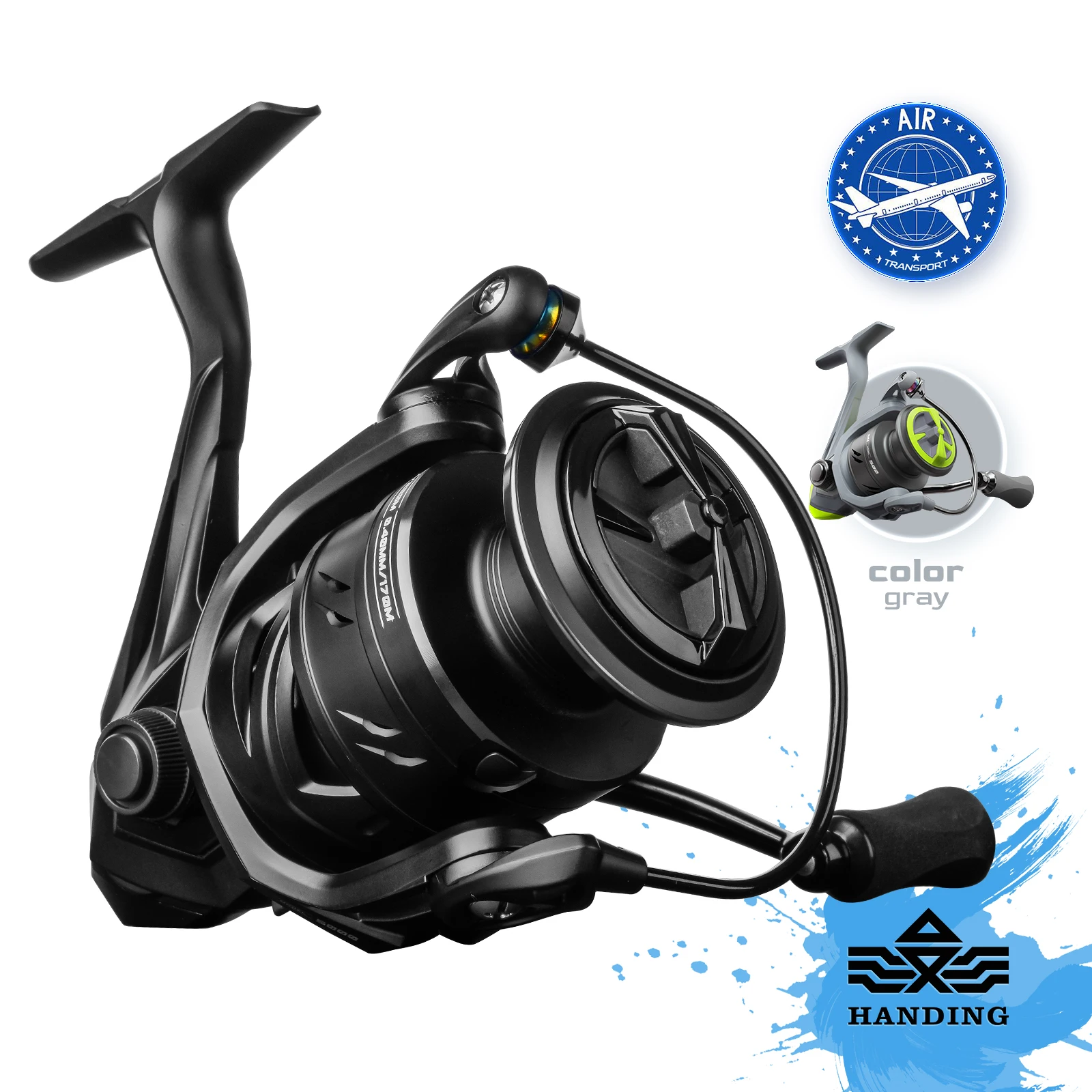 HANDING Spinning Fishing Reel 12KG Max Drag 5.2:1 Gear Ratio 9+1BB Long  Casting Fishing Reel 500~5000 Serious 5 Styles - AliExpress