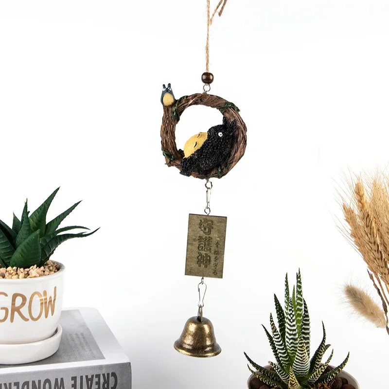 Cartoon Totoro Wind Chimes Gift Ornament Decoration Home Wind Spinner Home Decor outdoor wind chimes solar wind spinner