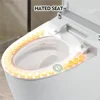 Smart Toilet, Heated Seat Automatic Flush Tank Less Toilet Without Bidet, with Foot Sensor Flush, Power Outage Flushing, Soft 3