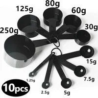 10pcs/set Measuring Spoons Cup Multipurpose Cake Flour Food Measuring Spoon Home Gadget Kitchen Cooking Baking Tools Accessories 1