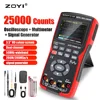 ZOYI ZT703S 3in1 Digital Multimeter 50MHz Bandwidth 280MS Rate PC Waveform Data Storage Dual Oscilloscope Signal Generator 1