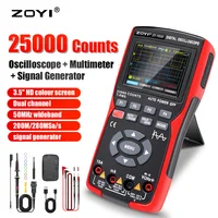 ZOYI ZT703S 3in1 Digital Multimeter 50MHz Bandwidth 280MS Rate PC Waveform Data Storage Dual Oscilloscope Signal Generator 1