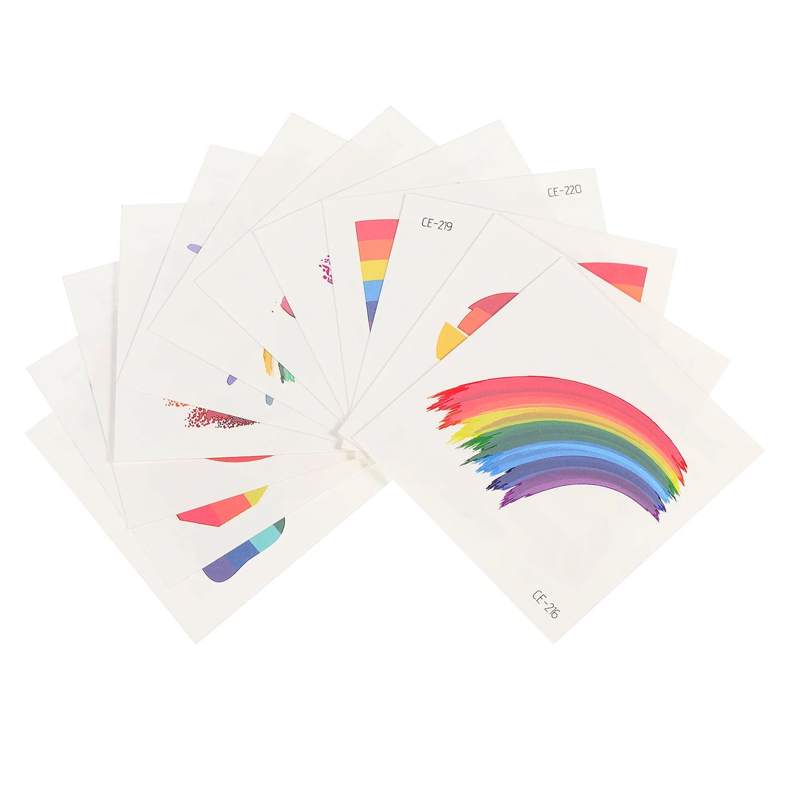 

Stickers Waterproof Face Body Hand Fantastic Rainbow Temporary Tattoos Parades Transfer Gay Pride Parades Face Stickers