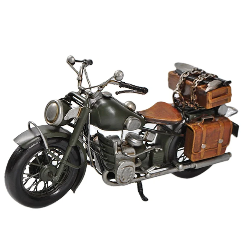 

Vintage army motorcycle model gift item, home decoration
