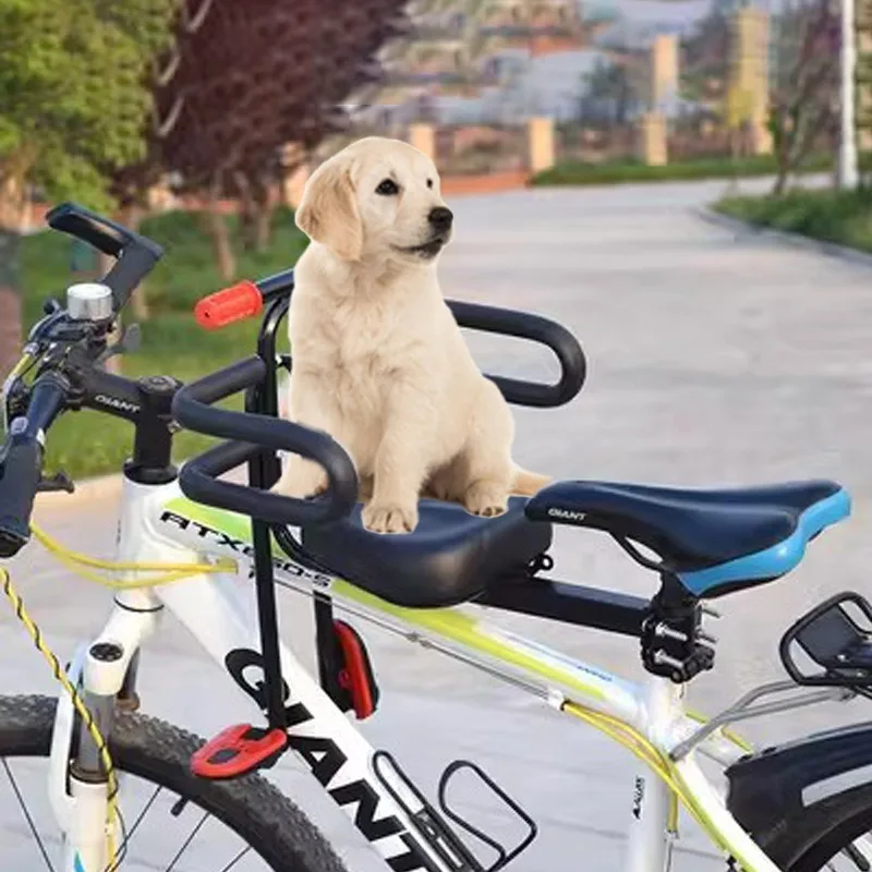 Mountain Road Bike Front Dog Seat Pet Bicycle Basket Products Portable Cat Dog Carrier Travel Accessories Removable Pet Travel