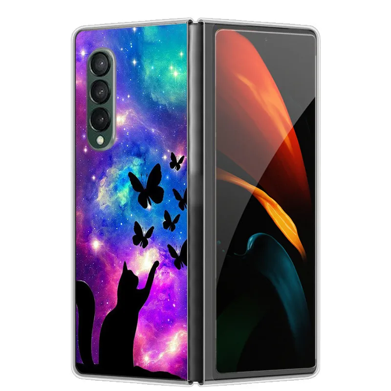 Stylish Hard Clear Protective Phone Case - Cute Fashion Design