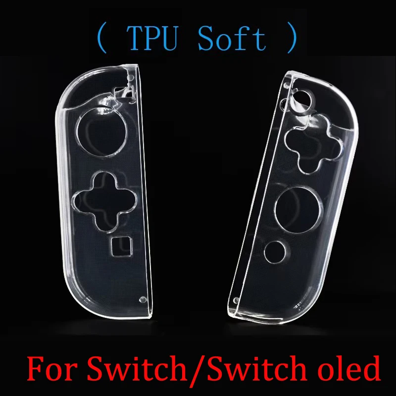 Crystal Hard Case Protective Cover Joycon Shell For Nintendo