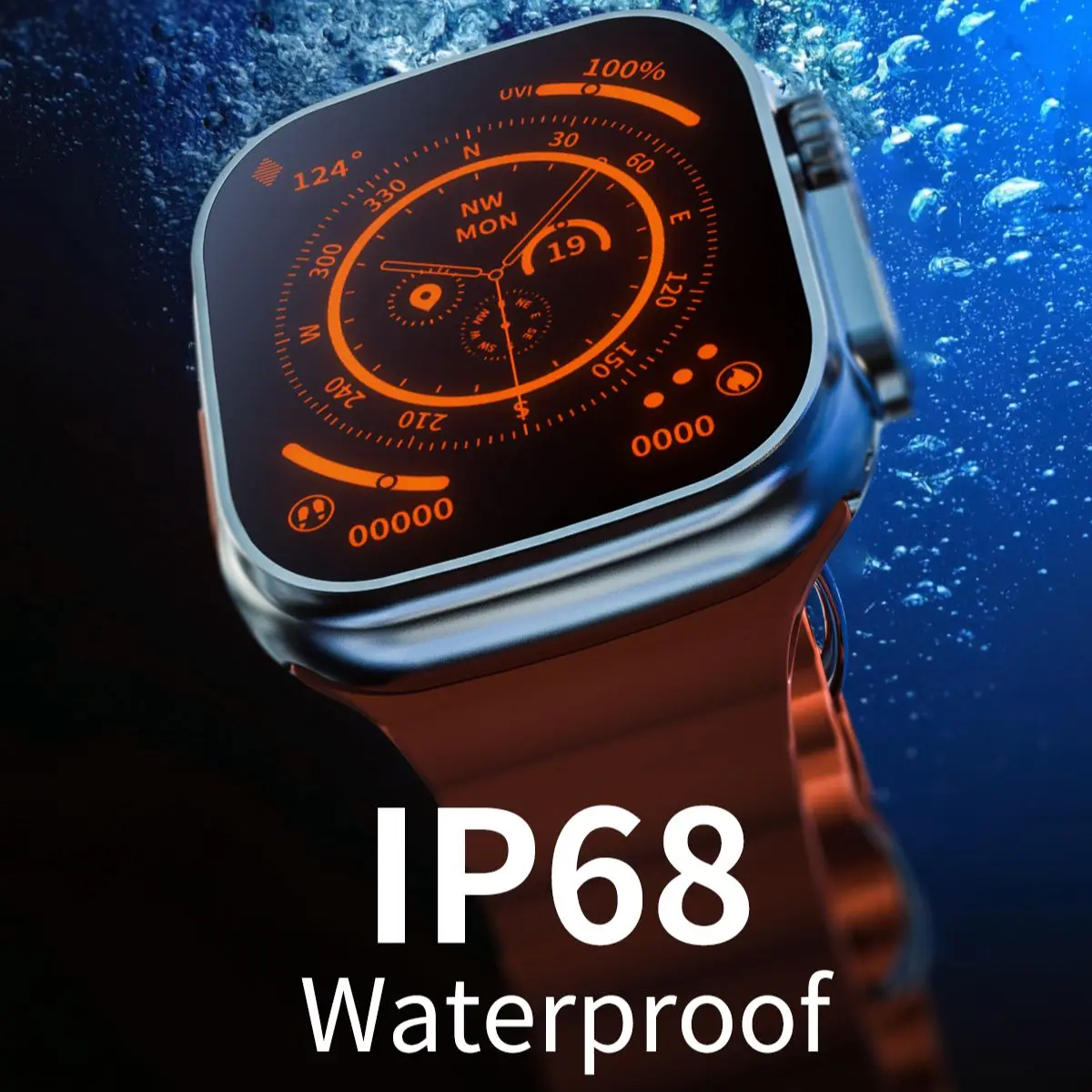 2023 VWAR ZD8 Ʈ ƽ ÷ Ʈ ġ ø 8 ħ, ƼŸ ձ  ȭ, NFC ECG IP68  Ʈġ, 49mm