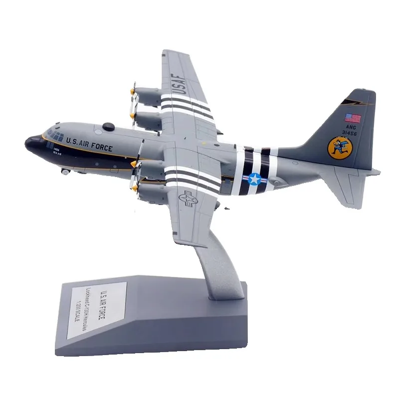 

Diecast Inflight 1/200 Scale United States Air Force C130H (L-382) USAF Hercules Transport Alloy Aircraft Model Collection Gift