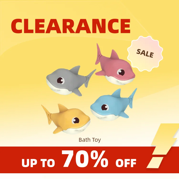 Cartoon Shark Wind-Up Bath & Beach Toy 1