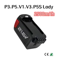 100% Original 2500mAh for Midea V1 V3 P3 P5 P5pro P5S Lady P70 P81 BP21620D BP21625A VH1704 Vacuum Cleaner Battery 1