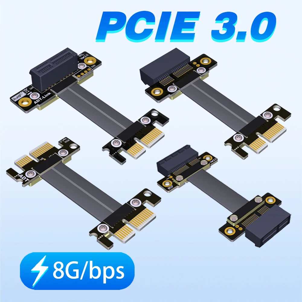 

Удлинительный кабель PCI-E 1/4 X1 к X1, перемычка «штырь-штырь» «гнездо-гнездо», PCIe PCI Express 1x, адаптер для замены сигнала