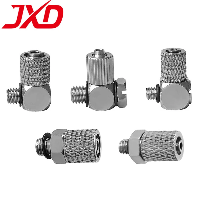 

JXD SMC MS-3H-4 MS-4H-4 M-5HLH-6 MS-5ALHU-4 Stainless Steel Straight Elbow Air Hose Pneumatic Fittings Connector