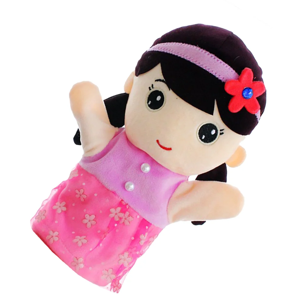 

1Pc Family Hand Puppet Dolls Role Play Parent- Child Storytelling Props Educational Puppets Dolls Kids Hand Puppets For