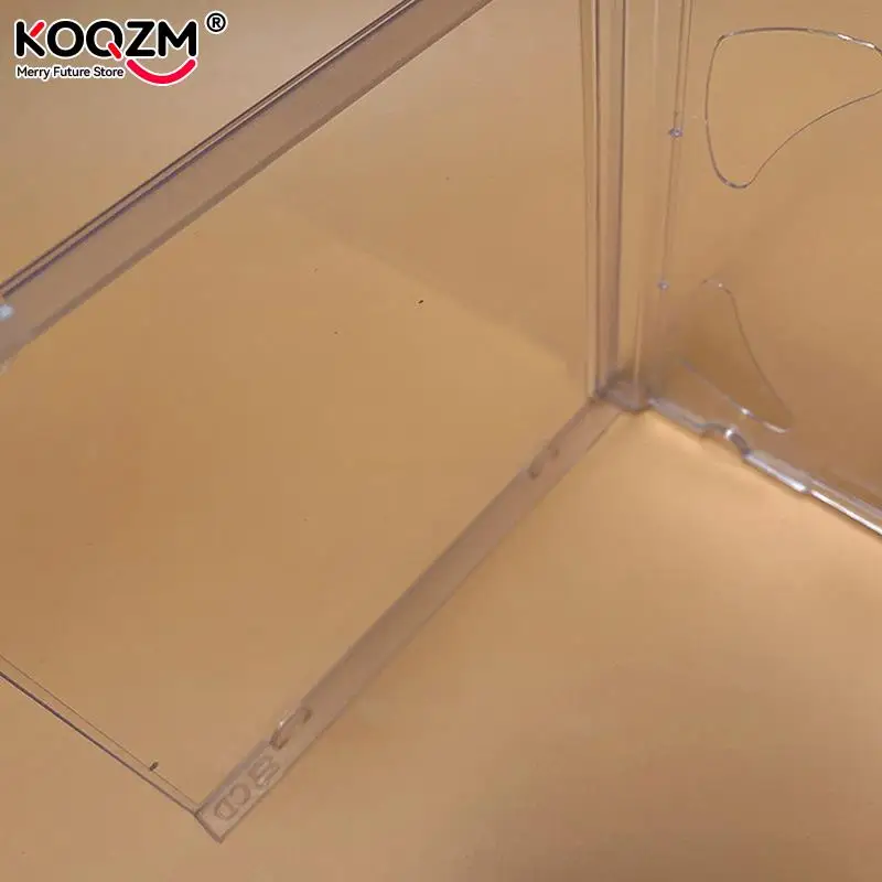 Clear Bottom CD Box Double Disc Black Bottom CD Empty Box Transparent Double-sided Case PP Bag For 2 Discs