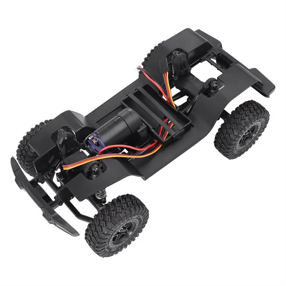 Wheelbase Assembled Frame Chassis Front Rear Axles Gearbox 155mm 6.10inch for TRX4M 1/18 AX-8560
