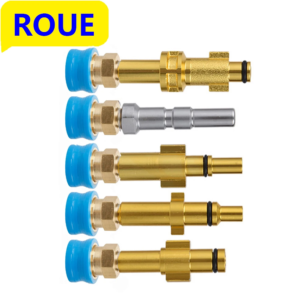 Adattatore Maschio Per Idropulitrice 1/4 "Ugello Connettore A Sgancio Rapido Per Karcher Nilfisk Black Decker Bosch Parkside Cleaning Machin