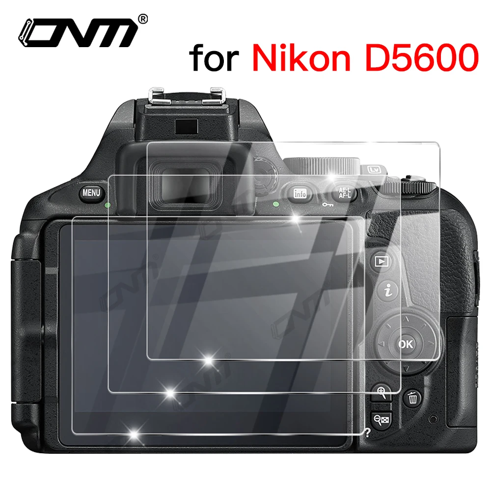 3 Pezzi Di Vetro Temperato Per Nikon D5600 D5500 D5400 D5300 Protezione Dello Schermo Accessori Per Pellicole Protettive Per Fotocamera Antigraffio