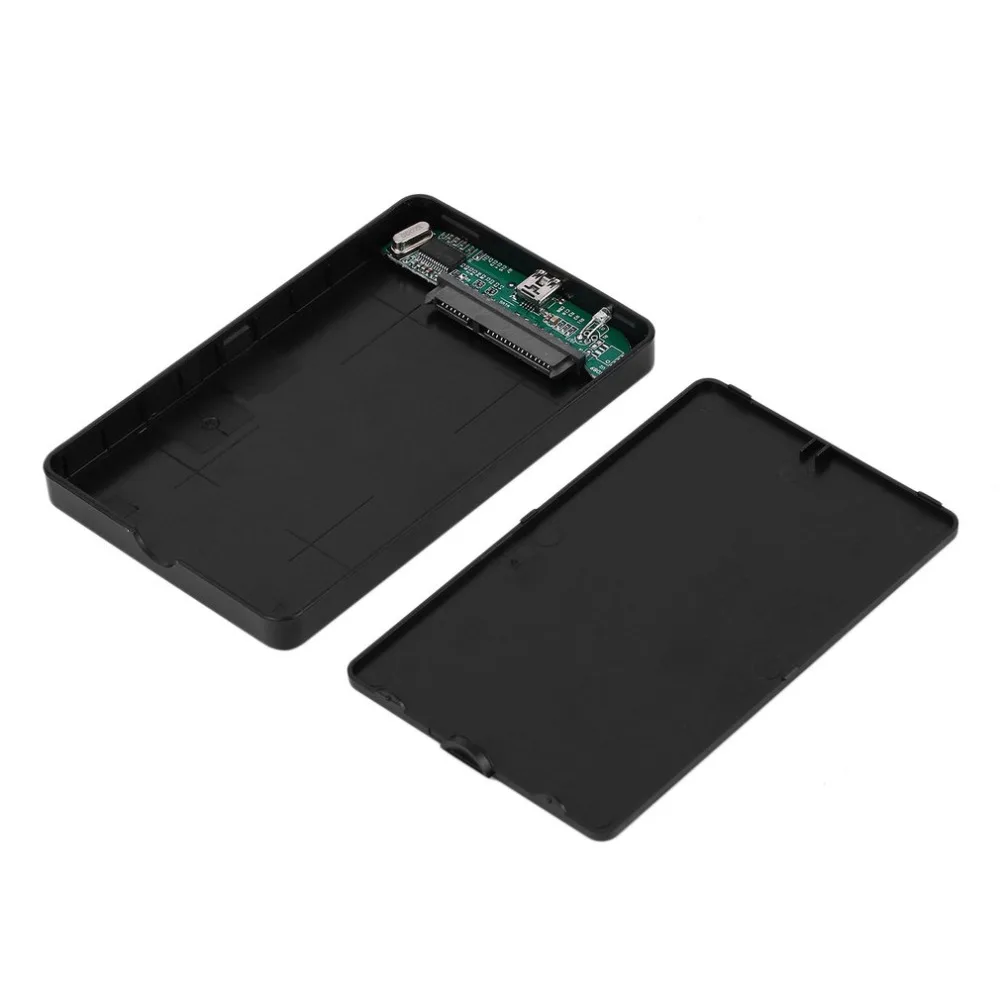 2.5 Inch HDD Case USB 2.0 SATA Portable Support 2TB Hdd Hard Drive External Enclosure HDD Box with Bag solid state drive external hard drive external hard drive case ssd enclosure hard drive enclosure hard disk case external hard drive box hdd case enclosure hard drive adapter ssd adapter