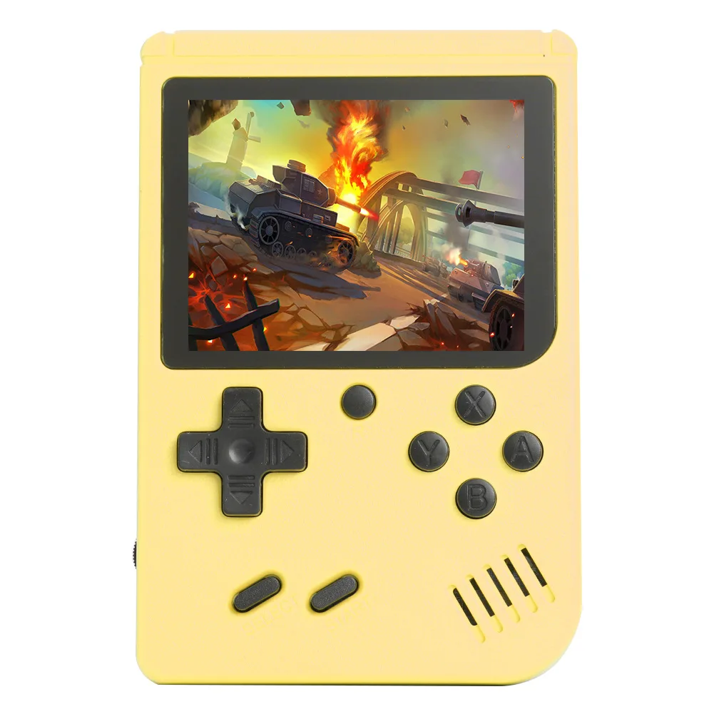 Portable Built-in 800 Retro Video Mini Game Console LCD Screen Handheld Controller Pocket TV AV Out 2 Players Kids Children Gift 