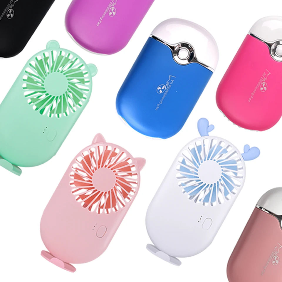 

Mini USB Fan for Eyelash Extension Fast Drying Handheld Bladeless Fan Handheld Adjustable Summer Cooler Outdoor Travel Makeup