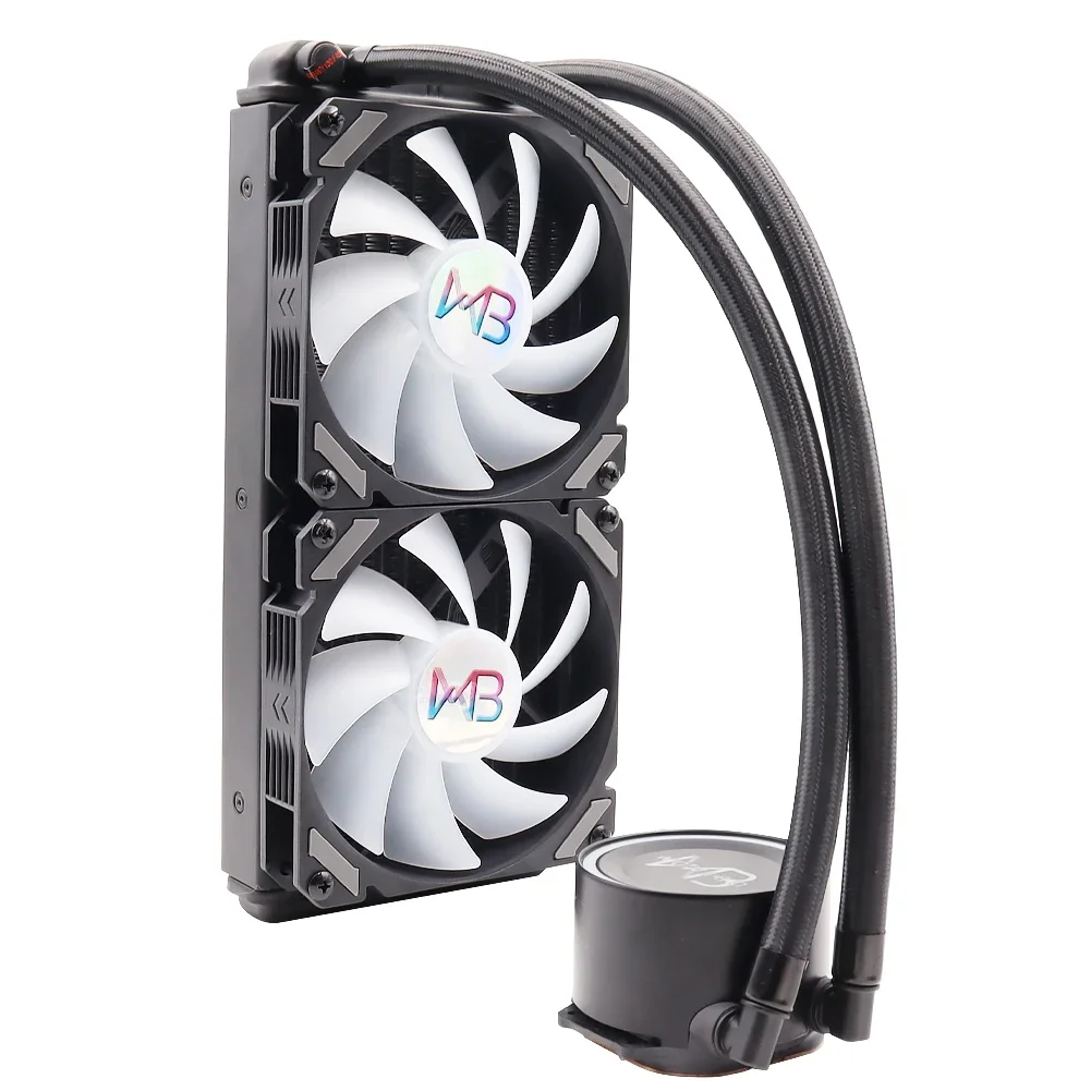 Refrigerador de Refrigeração a Água para Computador Rgb Radiador Argb Lga 1150 1155 1151 1200 1700 2011 Amd Am3 Am4 120 mm 240 mm - Imagem 4