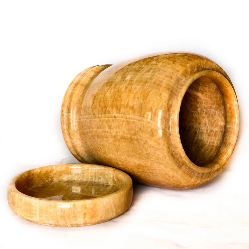 Cultural Cremation Marble Urn Funeral Accessories