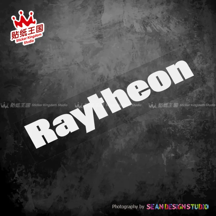 Per Raytheon Adesivi Militari Moto Bike Auto Car Suv Moto Decalcomanie Impermeabili Riflettenti J05