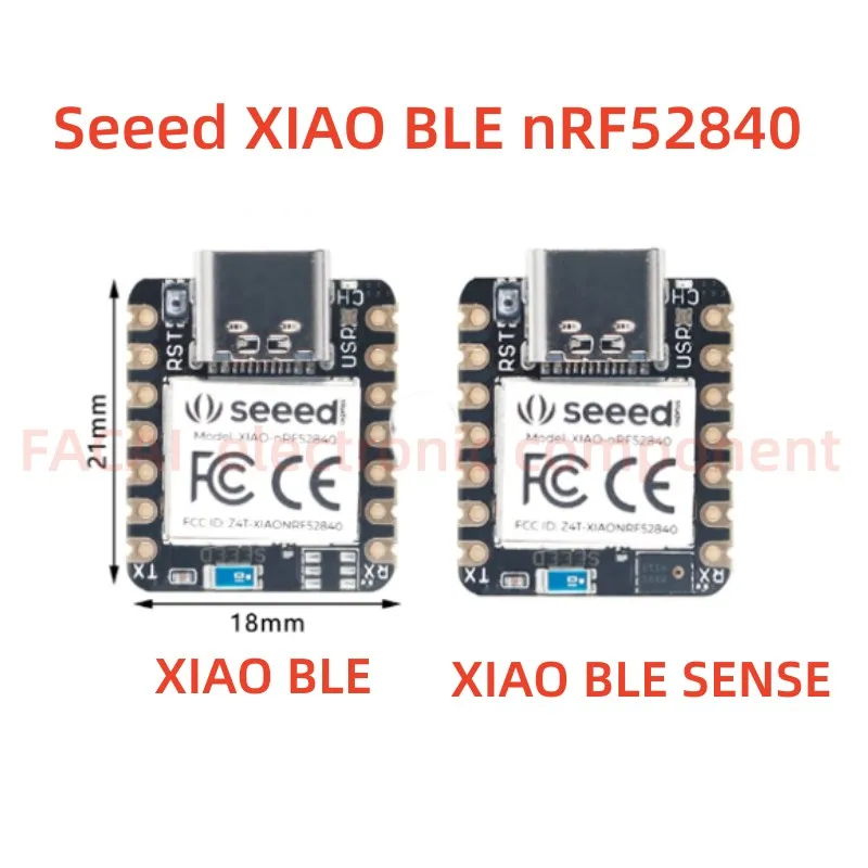 

Seeeduino XIAO Bluetooth-compatible BLE 5.0 nRF52840 SENSE Development Board Module For Arduino Nano/uno Arm Microcontroller