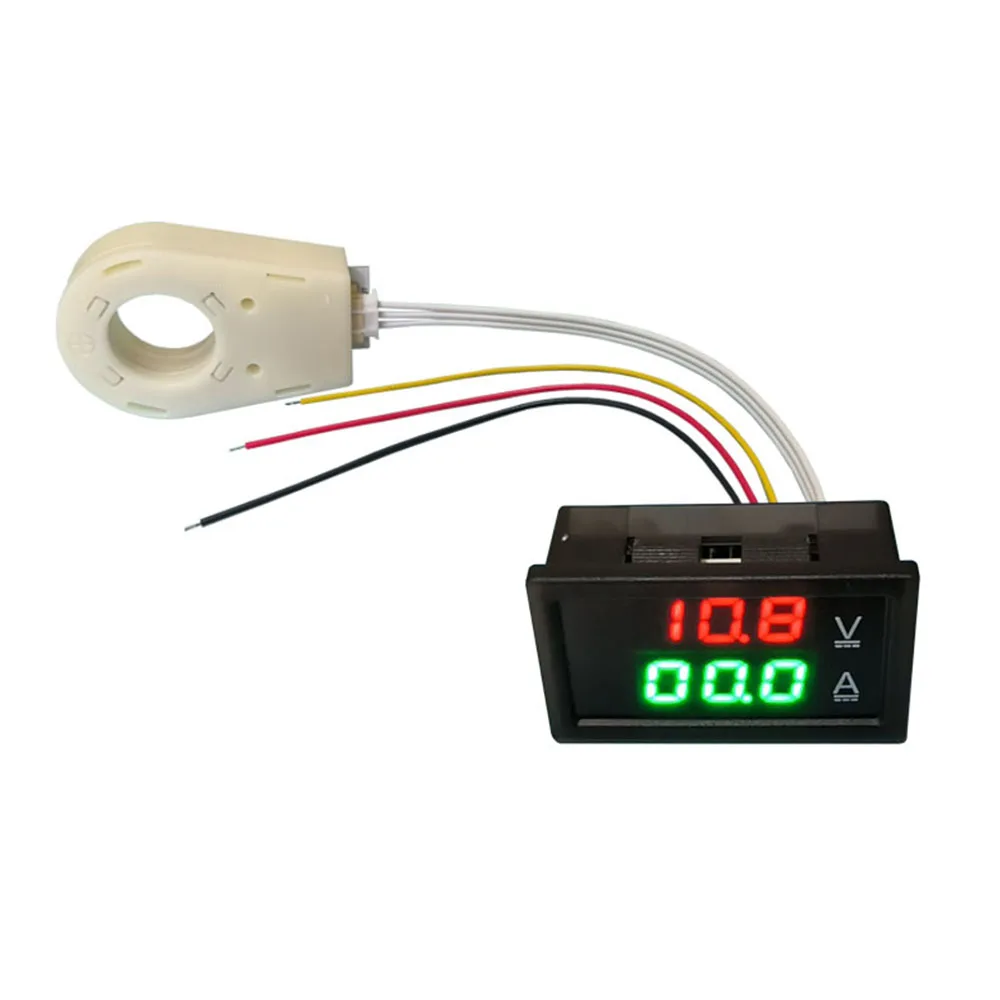 

Hall Ammeter Voltmeter DC 0-300V ± 50A 100A 200A 400A Battery Monitor LED Digital Current Voltage meter 12V 24V 36V 48V 60V Car