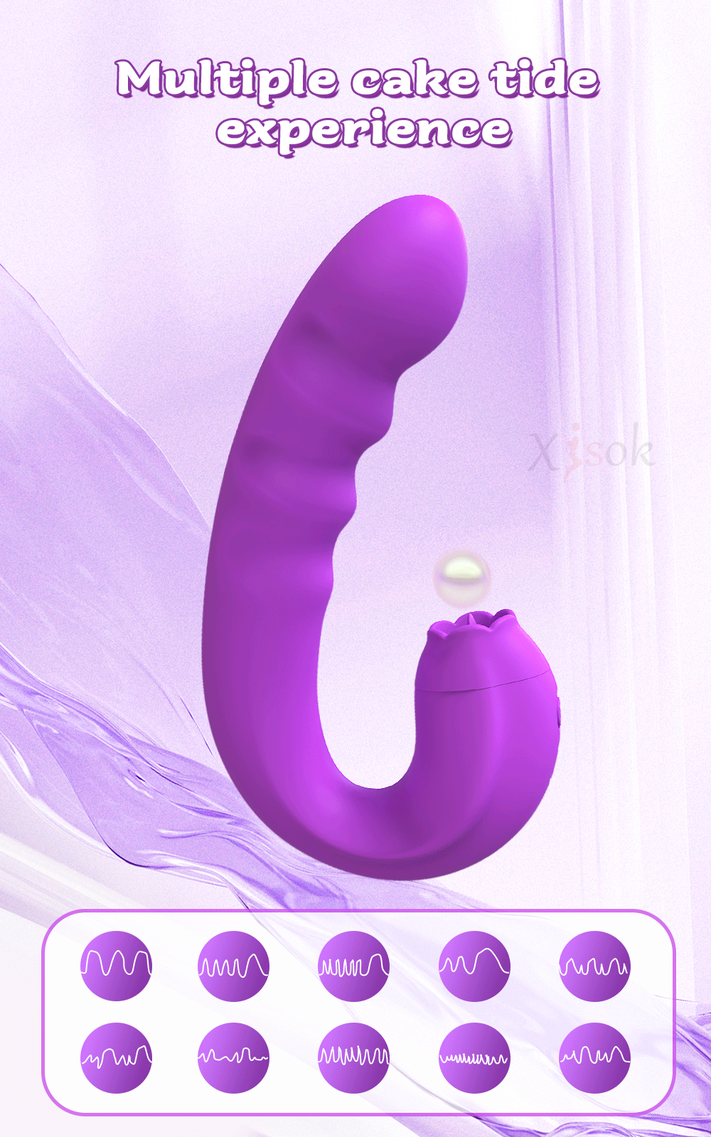 Tongue Licking Rotating Dildo Vibrator for Women Clitoral Stimulator Vaginal Massager G-Spot Vibrator Wand Female Adult Sex Toys