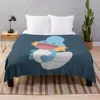 Minimalist Mons: Mudkip the Mudfish PKM Throw Blanket double summer blanket luxury designer blanket quilt blanket sofas 1