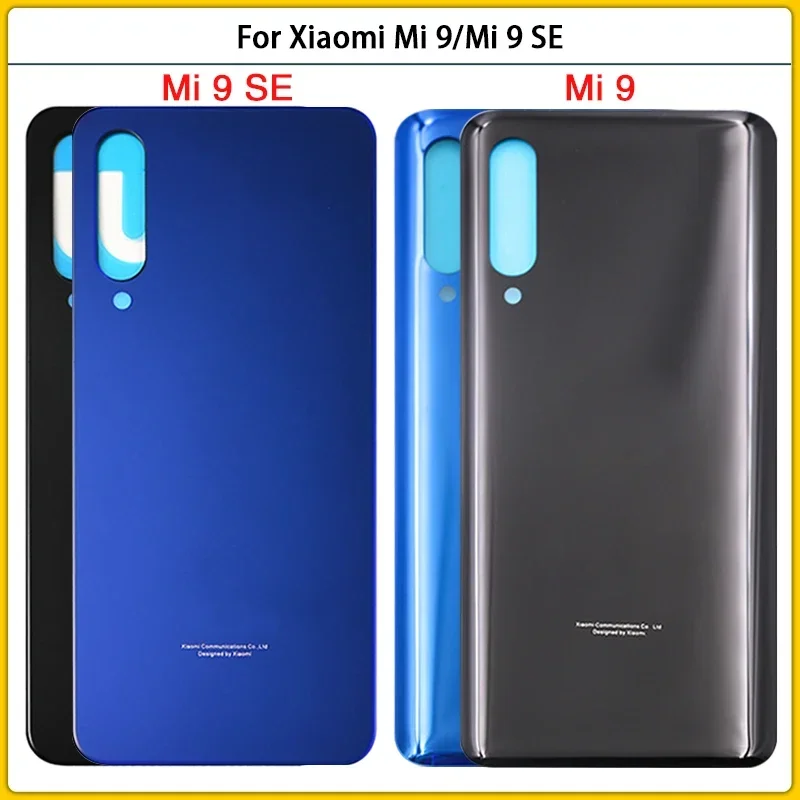 

Задняя крышка батарейного отсека 3D для Xiaomi Mi9 Mi 9 SE, стеклянная панель для Xiaomi Mi 9SE, задняя крышка батарейного отсека с клейкой