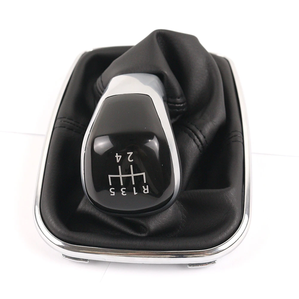 Neuer Schaltknauf mit Schaltsack für Volkswagen VW 1999-2004 Golf 4 IV MK4 GTI R32 Bora Jetta MT 12mm