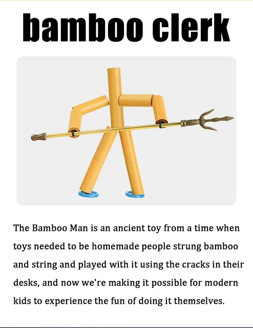 DIY Small Bamboo Man Two Player Battle Fun Interactive Party Games  Educational Toy Desktop Thread Puppet Games Competition - AliExpress