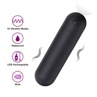 Drahtloser Mini-Dildo-Vibrator, Zauberstab, 10-Frequenz, starker Schock, Massagegerät, Analplug, Sprungei, Sexspielzeug für Erwachsene, Vagina-Masturbation 1