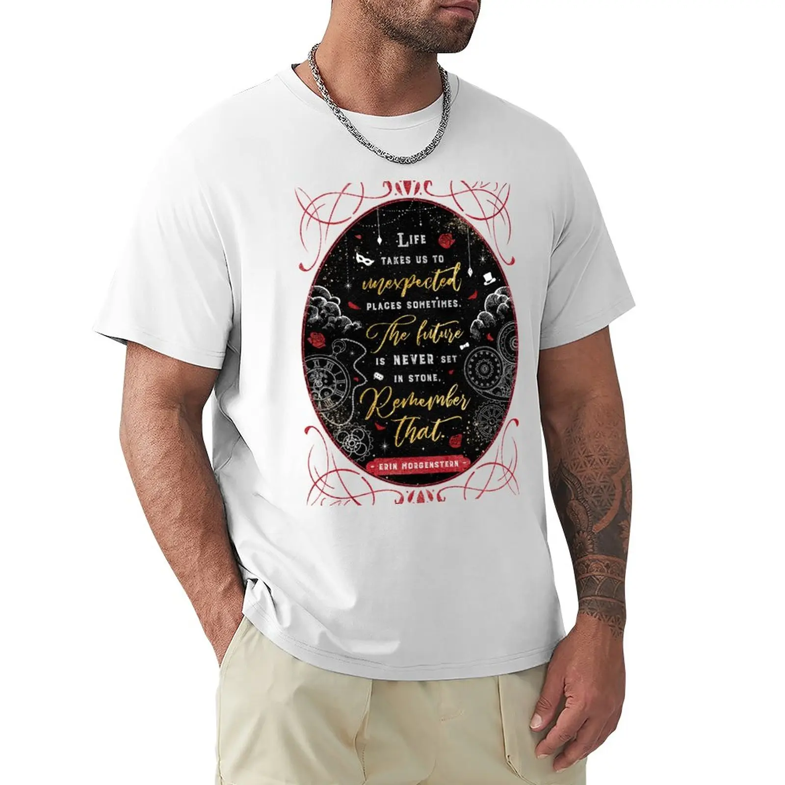 

Unexpected Places T-Shirt plus size tops quick drying tees mens plain t shirts