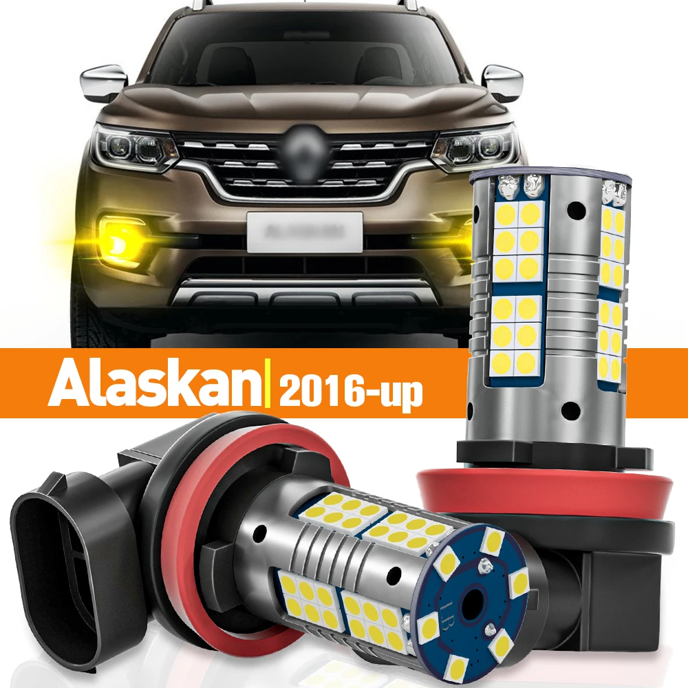 

2pcs LED Fog Light For Renault Alaskan 2016 2017 2018 2019 2020 Accessories Canbus Lamp