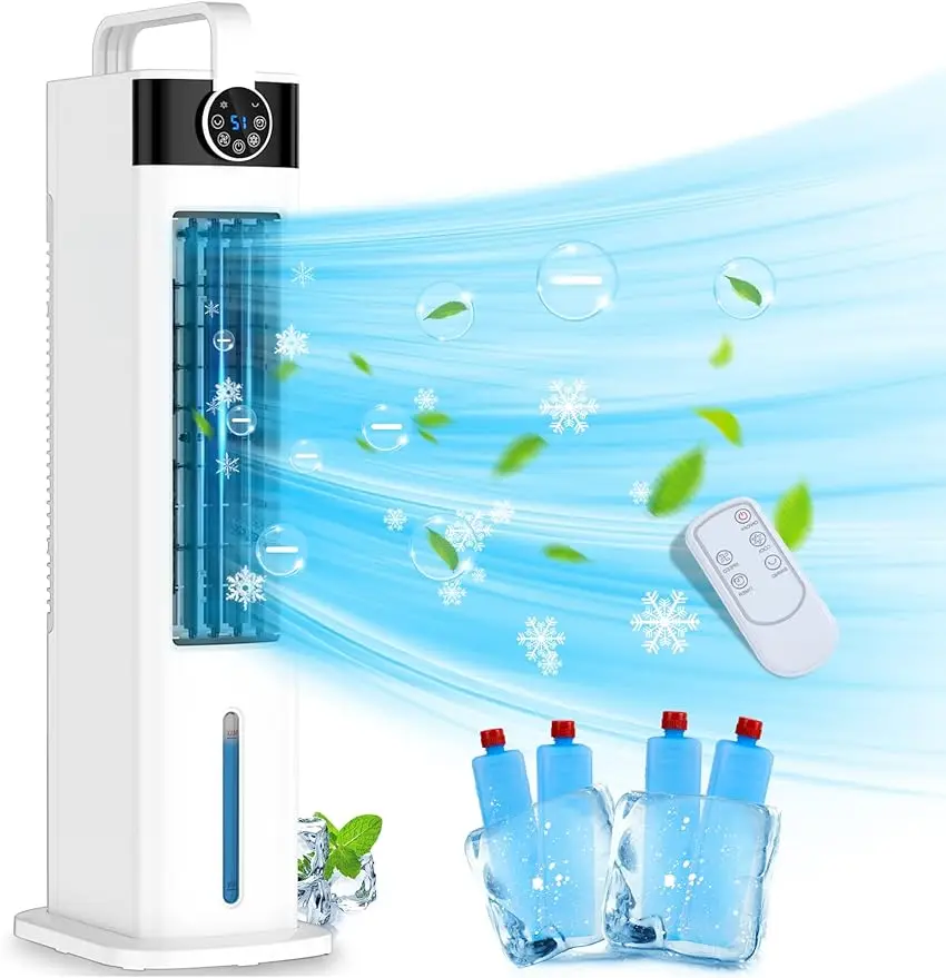 

Portable Air Conditioners, 3-IN-1 Air Conditioner Portable for Room, 3 Speeds Evaporative Air Cooler, Fast Cooling Portable