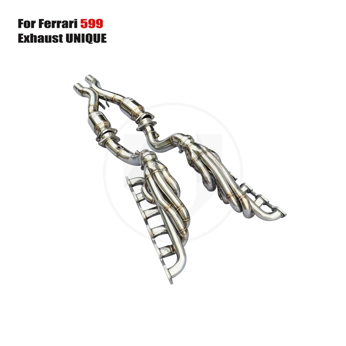 

UNIQUE manifold downpipe For Ferrari 599 Equal Length SS304 exhaust manifold With insulator