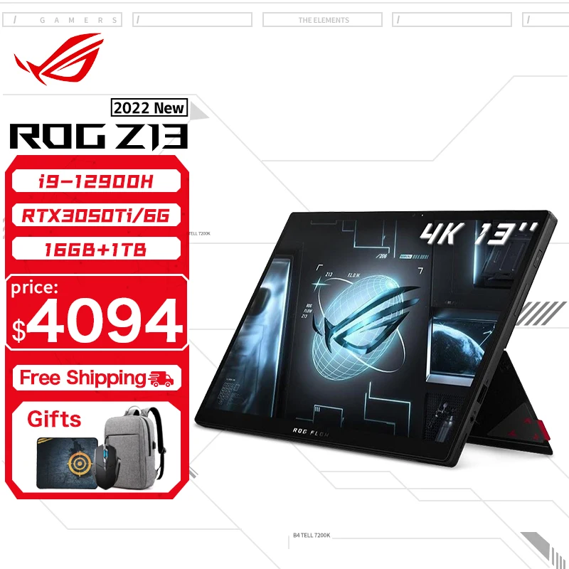 ASUS ROG Flow Z13 Gaming Laptop Intel Core i9 12900H 16G RAM 1T 